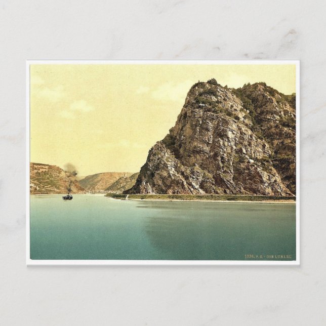 The Loreli, the Rhine, Germany magnificent Photoch Postcard (Front)