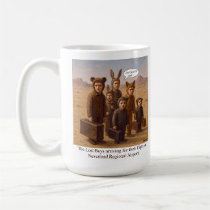 The Lost Boys arriving for their flight Coffee Mug
