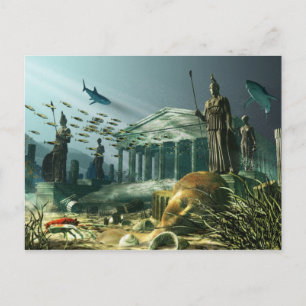 The Lost City of Atlantis Postcard