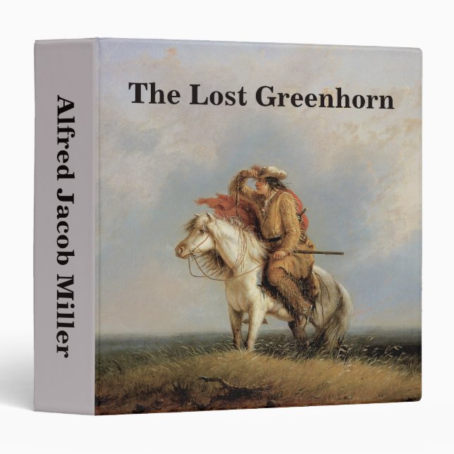 The Lost Greenhorn, Lost on the Prairie by Miller Binder (Front/Spine)