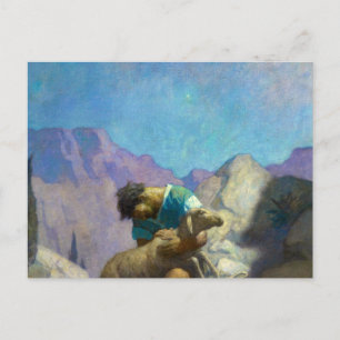 The Lost Sheep, 1926 by Newell Convers Wyeth Postcard