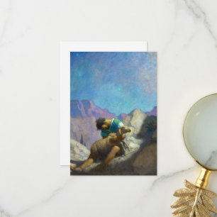 The Lost Sheep by Newell Convers Wyeth Thank You Card