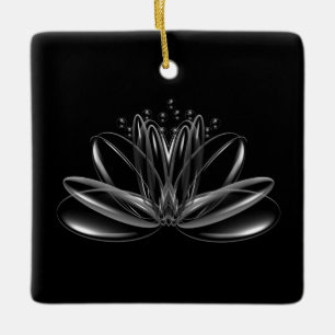The lotus flower  ceramic ornament
