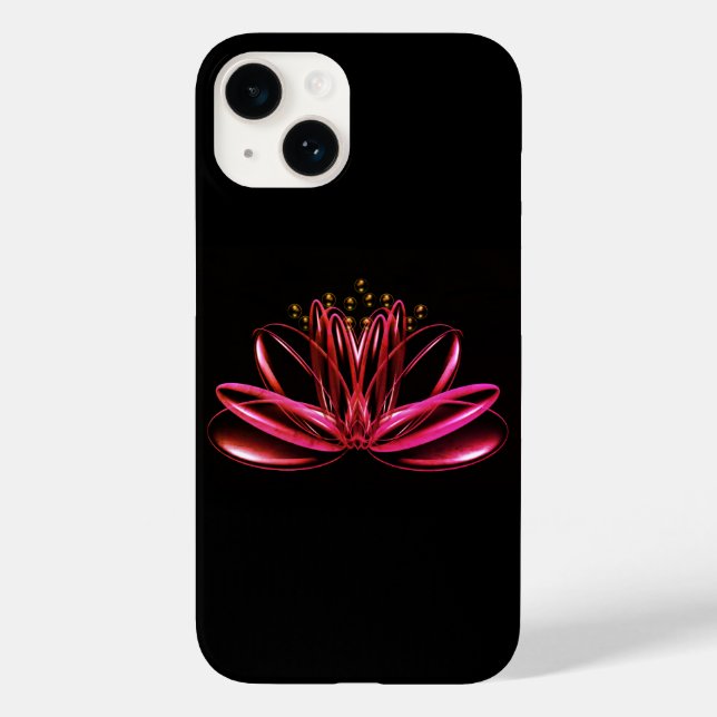 The lotus flower  ceramic ornament Case-Mate iPhone case (Back)