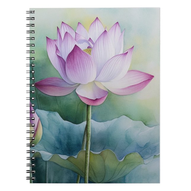 The lotus flower notebook (Front)