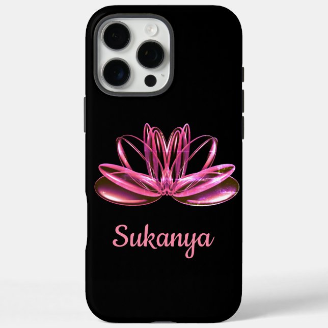 The lotus flower personalized Case-Mate iPhone case (Back)
