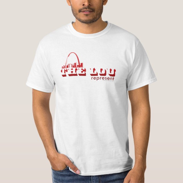 The Lou St. Louis Represent T-Shirt (Front)