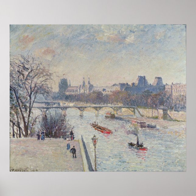 The Louvre, 1902 Poster (Front)