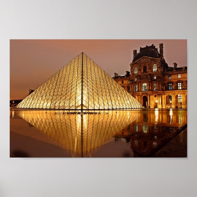 The Louvre, Paris Poster (Front)