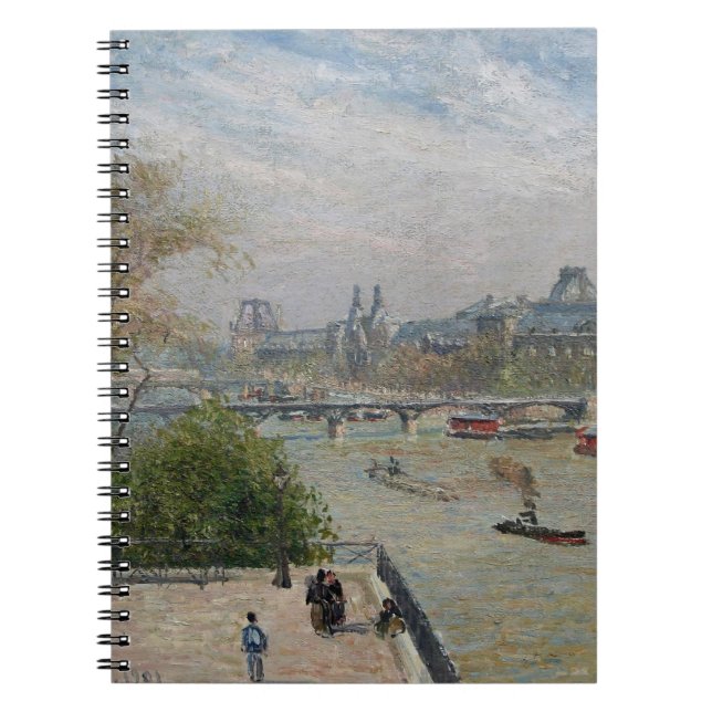 The Louvre, Spring  Camille Pissarro   Notebook (Front)