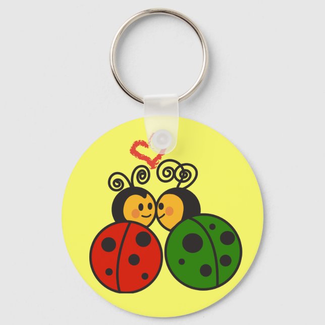 The love bugs keychain (Front)