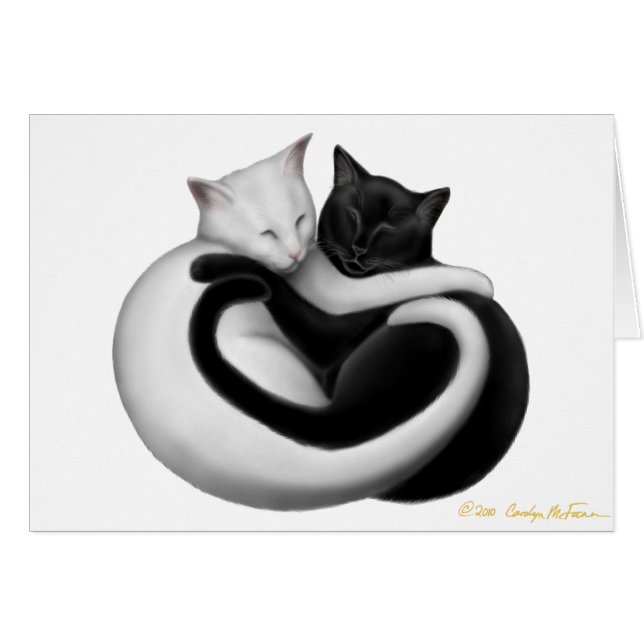 The Love Cats Card (Front Horizontal)