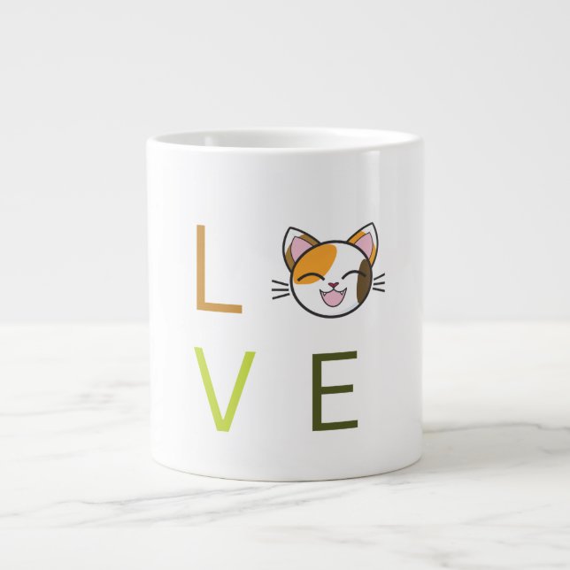 The “love” ceramic mug (Front)