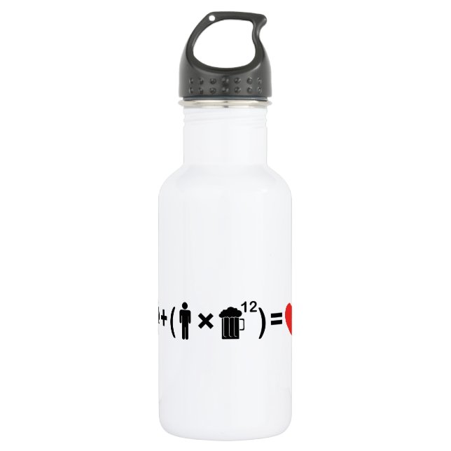 The Love Equation for Men 532 Ml Water Bottle (Front)