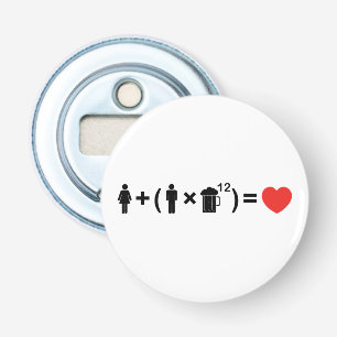 The Love Equation for Men Bottle Opener