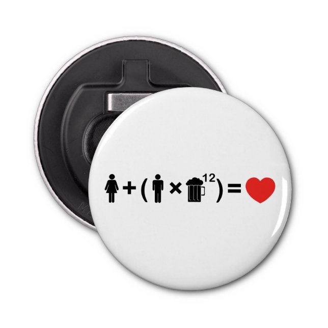 The Love Equation for Men Bottle Opener (Front)