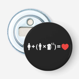 The Love Equation for Men Bottle Opener