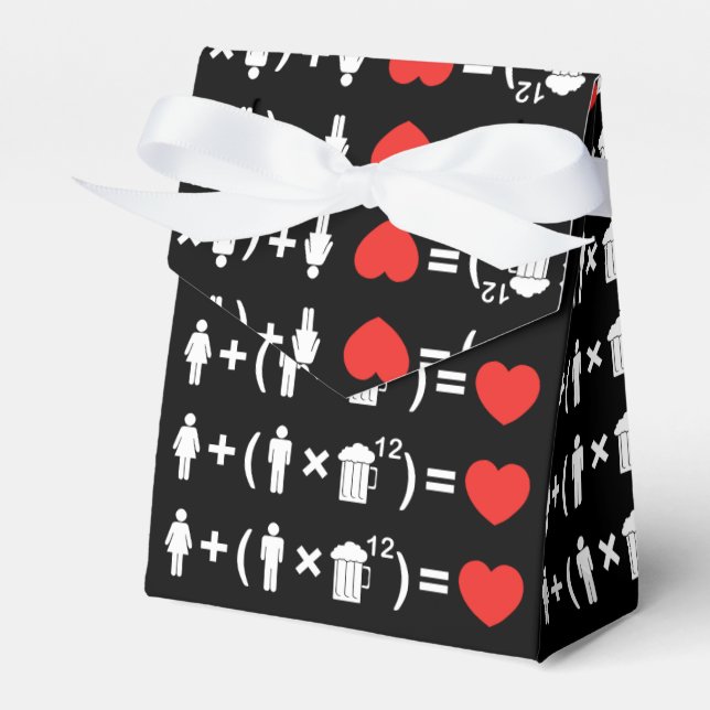 The Love Equation for Men Favor Box (Front Side)