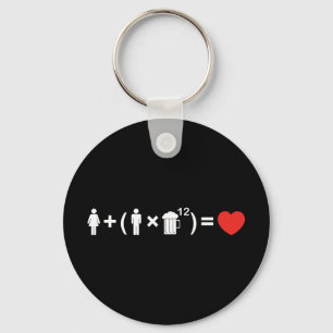 The Love Equation for Men Keychain