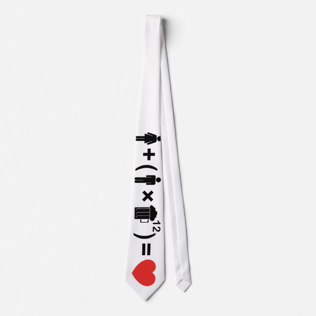 The Love Equation for Men Tie (Front)