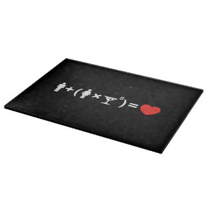 The Love Equation for Women Cutting Board
