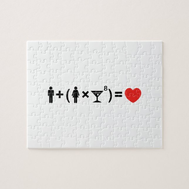 The Love Equation for Women Jigsaw Puzzle (Horizontal)
