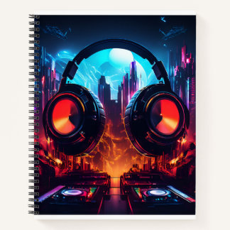 The love for music notebook