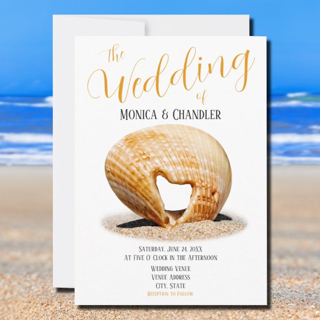 The Love Heart Shell, Wedding, Invitation (Creator Uploaded)