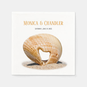 The Love Heart Shell, Wedding, Napkins