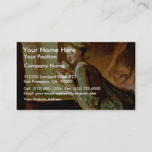 The Love Letter,  By Fragonard, Jean-Honoré (Best Business Card
