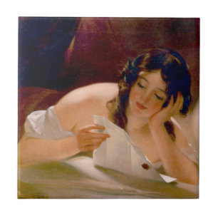 The Love Letter (by Thomas Sully) Tile
