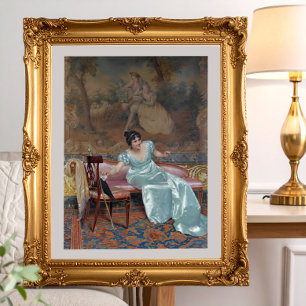 The Love Letter by Vittorio Reggianini Poster