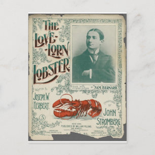 The Love-Lorn Lobster Postcard