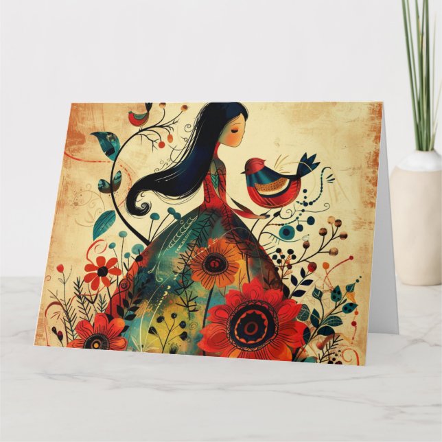 The Love Of Birds Note  Card (Front)