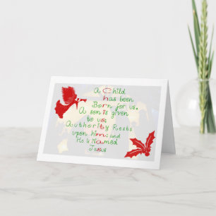 The Love of God Christmas Greeting Card