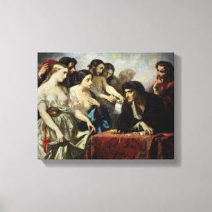 The Love of Gold, 1844 Canvas Print