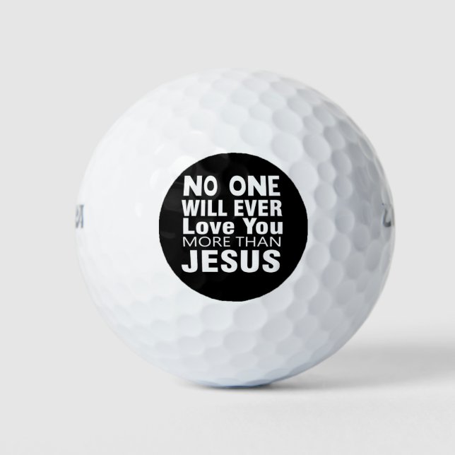 The Love of Jesus Golf Balls (Front)