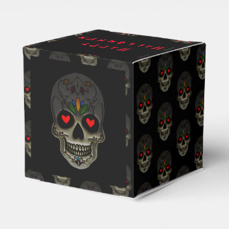 The Love Skull Customizable Favor Box