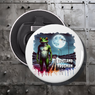 The Loveland Frogman   Ohio Cryptid Bottle Opener