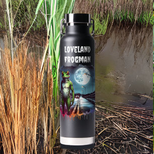 The Loveland Frogman   Ohio Cryptid Water Bottle