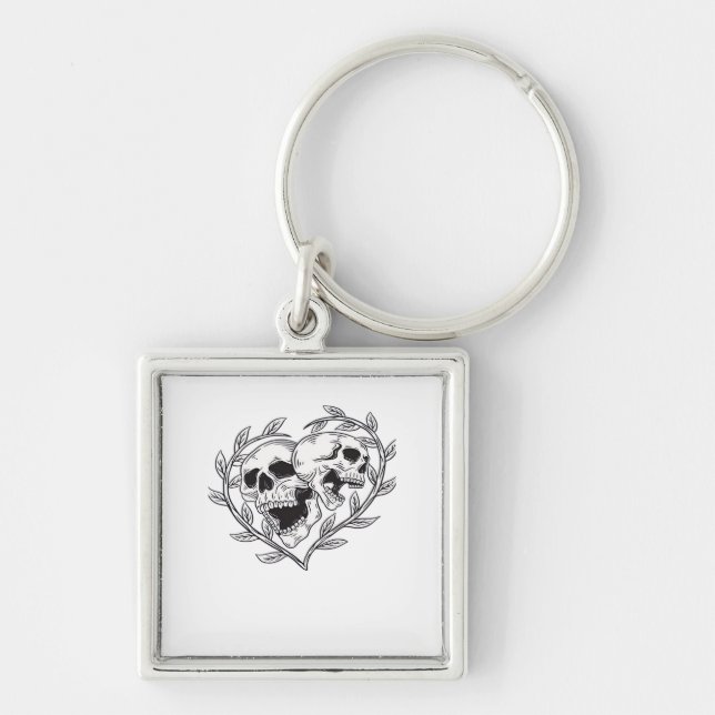 The Lover Till Death Do Us  Keychain (Front)