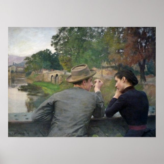 The Lovers, 1888 Poster (Front)