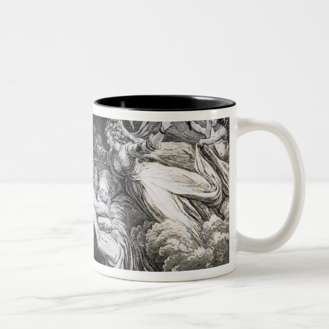 The Lover's Dream, 1795 Two-Tone Coffee Mug (Right)