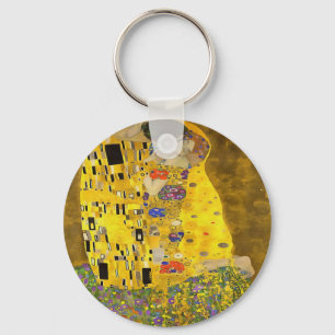 The Lovers Kiss After Klimt Keychain