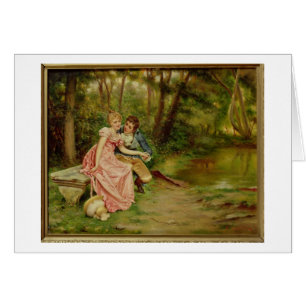 The Lovers (oil on canvas)