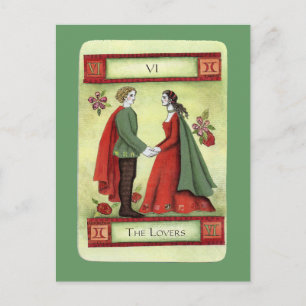 "The Lovers" tarot card