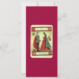 "The Lovers" tarot card