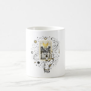 The Lovers Tarot Card Illustration Celestial Art Coffee Mug