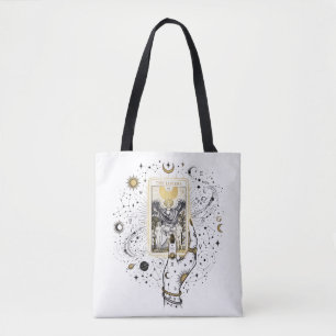 The Lovers Tarot Card Illustration Celestial Art Tote Bag