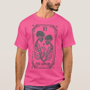 The Lovers Tarot Card Occult Goth Halloween Gothic T-Shirt